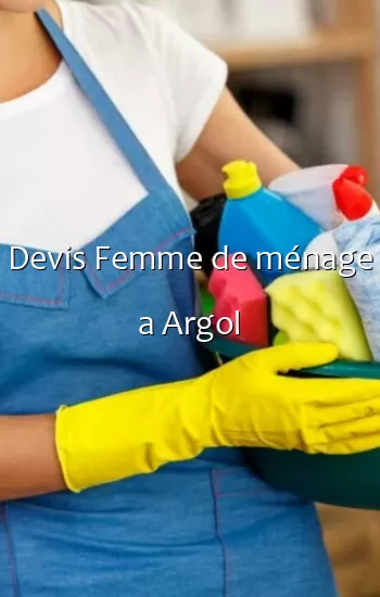 Devis Femme de ménage a Argol