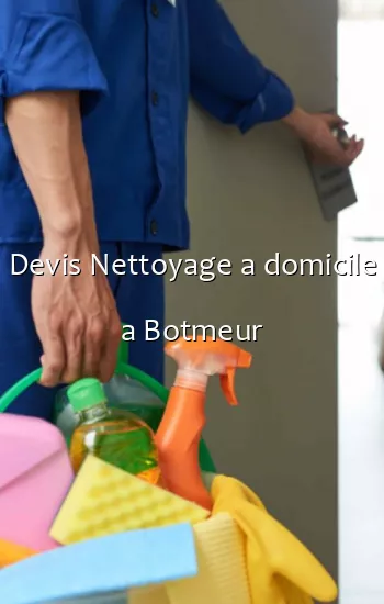 Devis Nettoyage a domicile a Botmeur