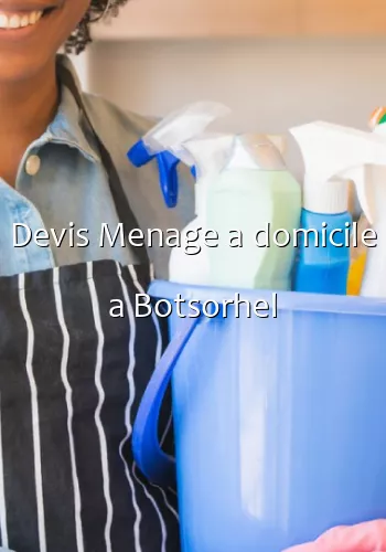 Devis Menage a domicile a Botsorhel