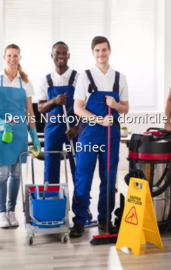 Devis Nettoyage a domicile a Briec