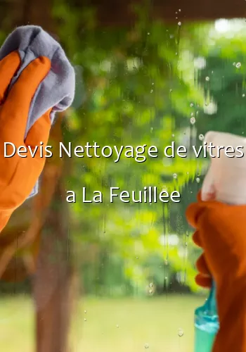 Devis Nettoyage de vitres a La Feuillee