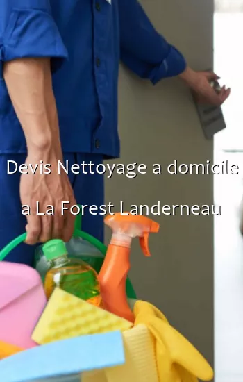Devis Nettoyage a domicile a La Forest Landerneau