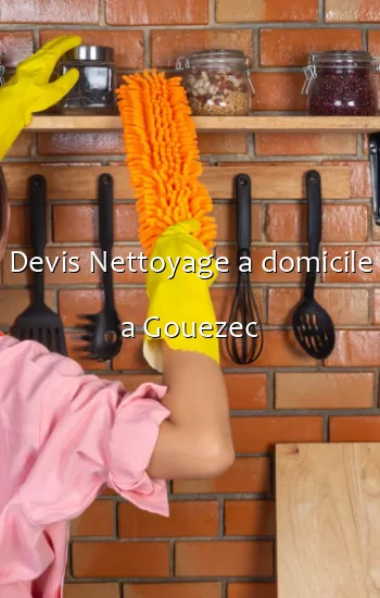 Devis Nettoyage a domicile a Gouezec