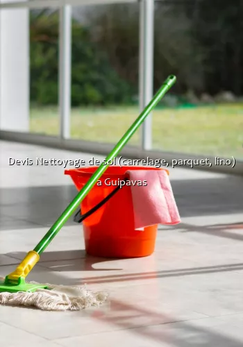 Devis Nettoyage de sol (carrelage, parquet, lino) a Guipavas
