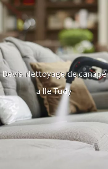Devis Nettoyage de canapé a Ile Tudy
