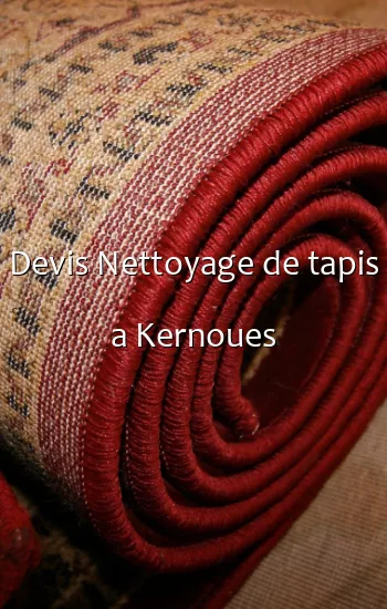 Devis Nettoyage de tapis a Kernoues