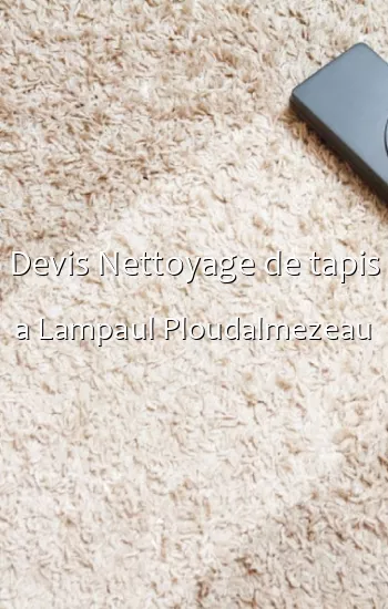 Devis Nettoyage de tapis a Lampaul Ploudalmezeau