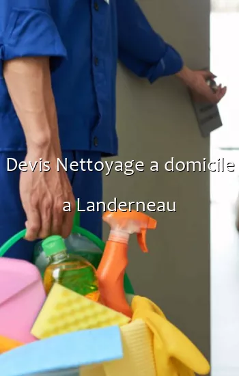 Devis Nettoyage a domicile a Landerneau