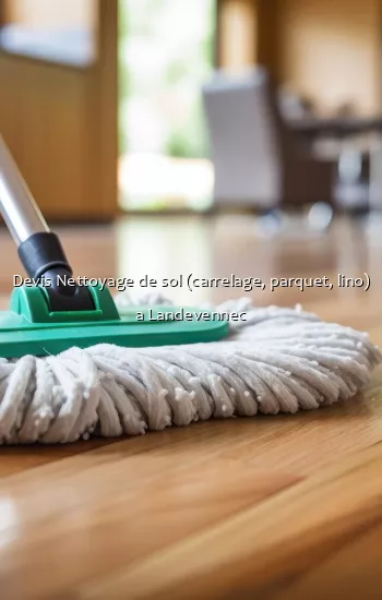 Devis Nettoyage de sol (carrelage, parquet, lino) a Landevennec