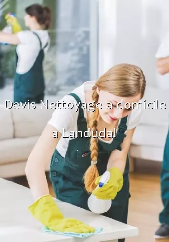 Devis Nettoyage a domicile a Landudal