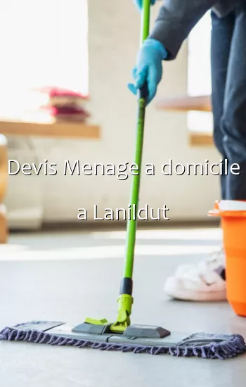Devis Menage a domicile a Lanildut