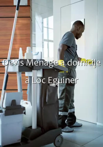 Devis Menage a domicile a Loc Eguiner