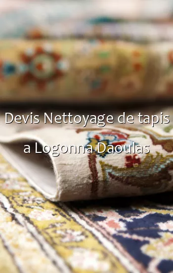 Devis Nettoyage de tapis a Logonna Daoulas