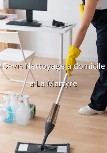 Devis Nettoyage a domicile a La Martyre