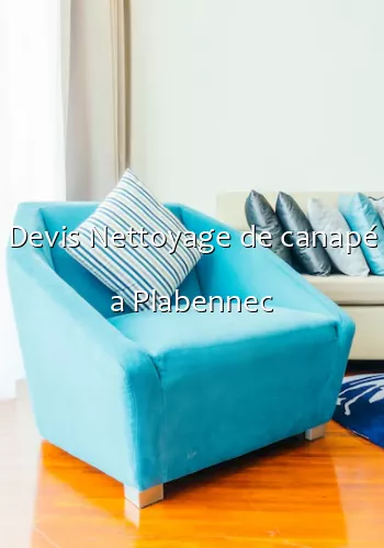 Devis Nettoyage de canapé a Plabennec