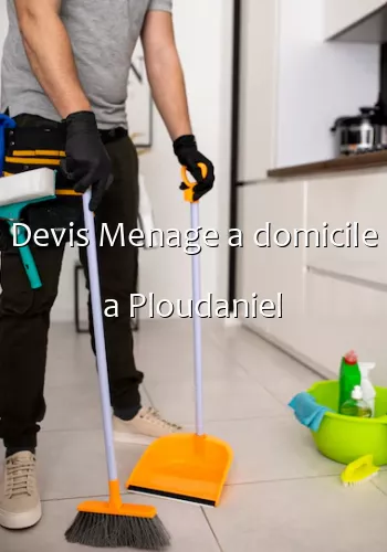 Devis Menage a domicile a Ploudaniel