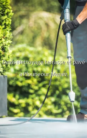 Devis Nettoyage terrasse et pavé a Plouneour Menez