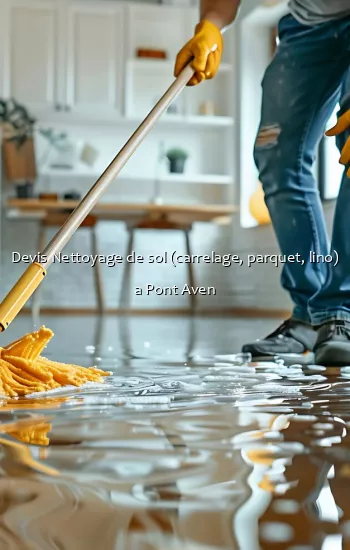 Devis Nettoyage de sol (carrelage, parquet, lino) a Pont Aven