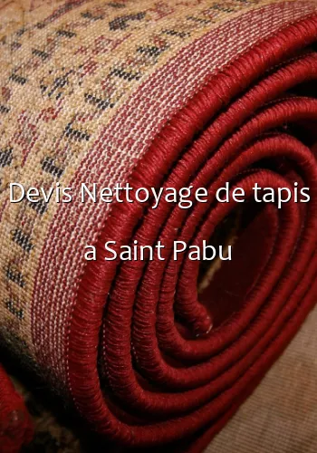 Devis Nettoyage de tapis a Saint Pabu
