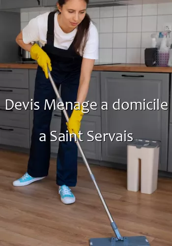 Devis Menage a domicile a Saint Servais