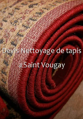 Devis Nettoyage de tapis a Saint Vougay