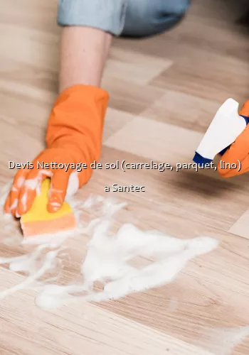 Devis Nettoyage de sol (carrelage, parquet, lino) a Santec