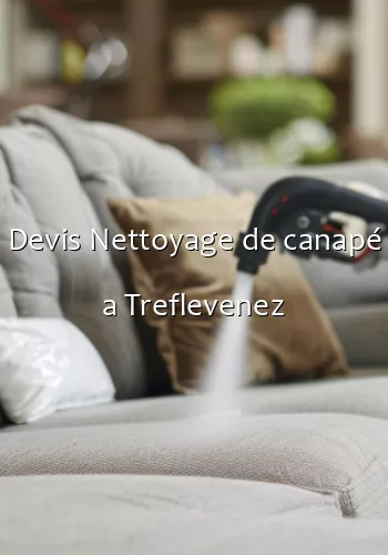 Devis Nettoyage de canapé a Treflevenez