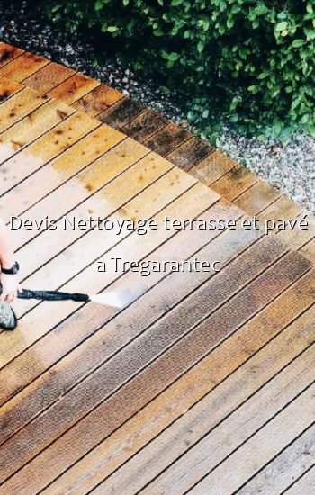 Devis Nettoyage terrasse et pavé a Tregarantec