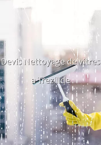 Devis Nettoyage de vitres a Trezilide