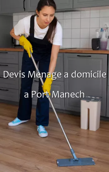 Devis Menage a domicile a Port Manech